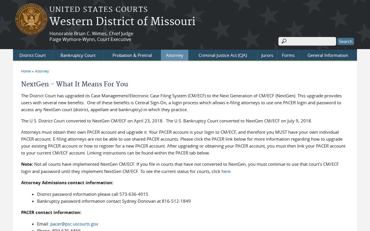 Atchison County civil court dockets source image for Western District NextGen CM ECF