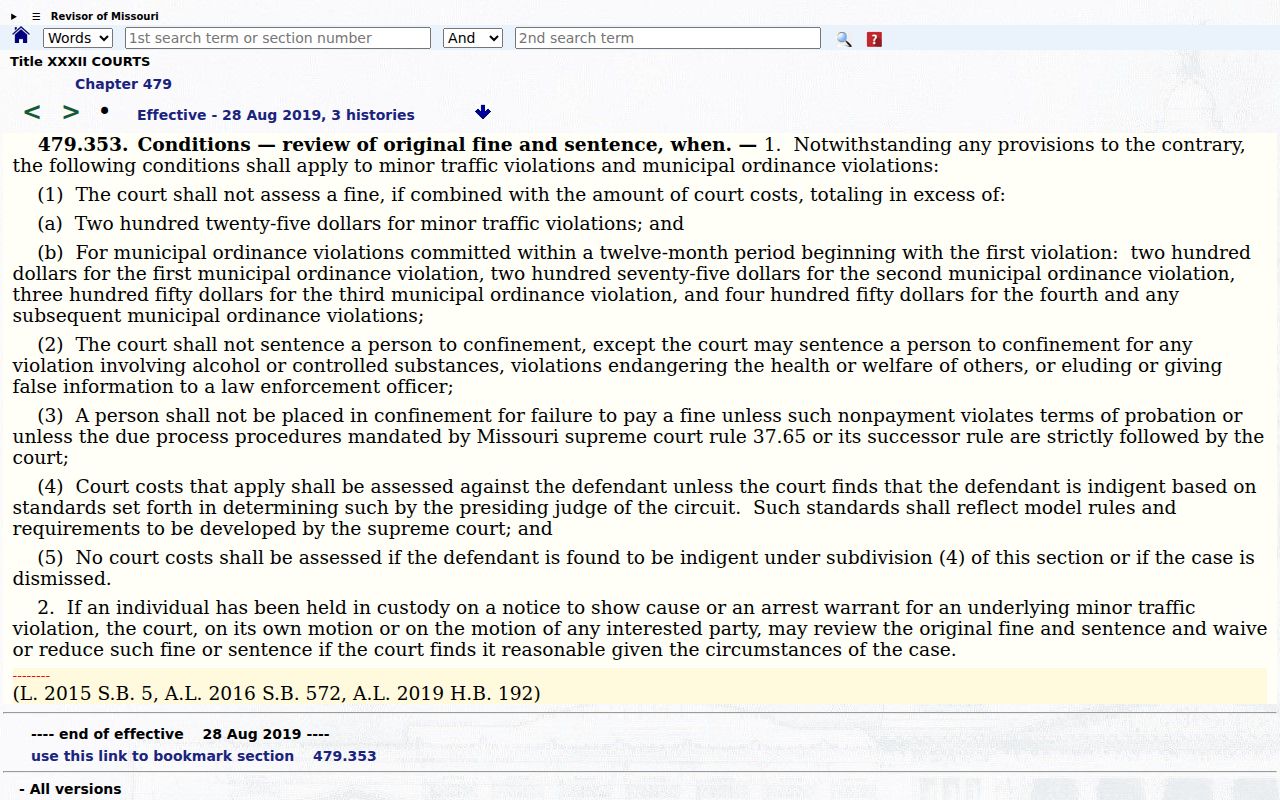 Atchison County traffic court source image for Missouri municipal nonpayment statute